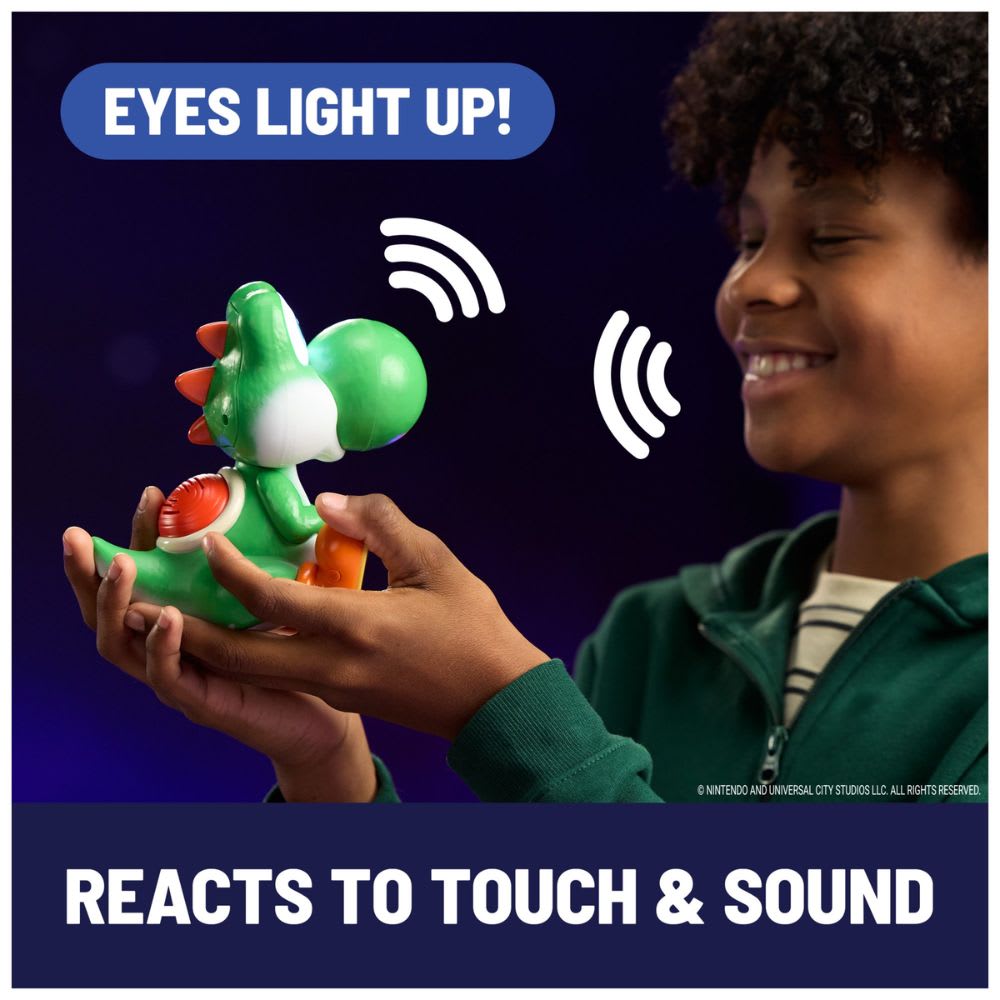 Hatchimal Yoshi Interactivo The Super Mario Galaxy Movie4