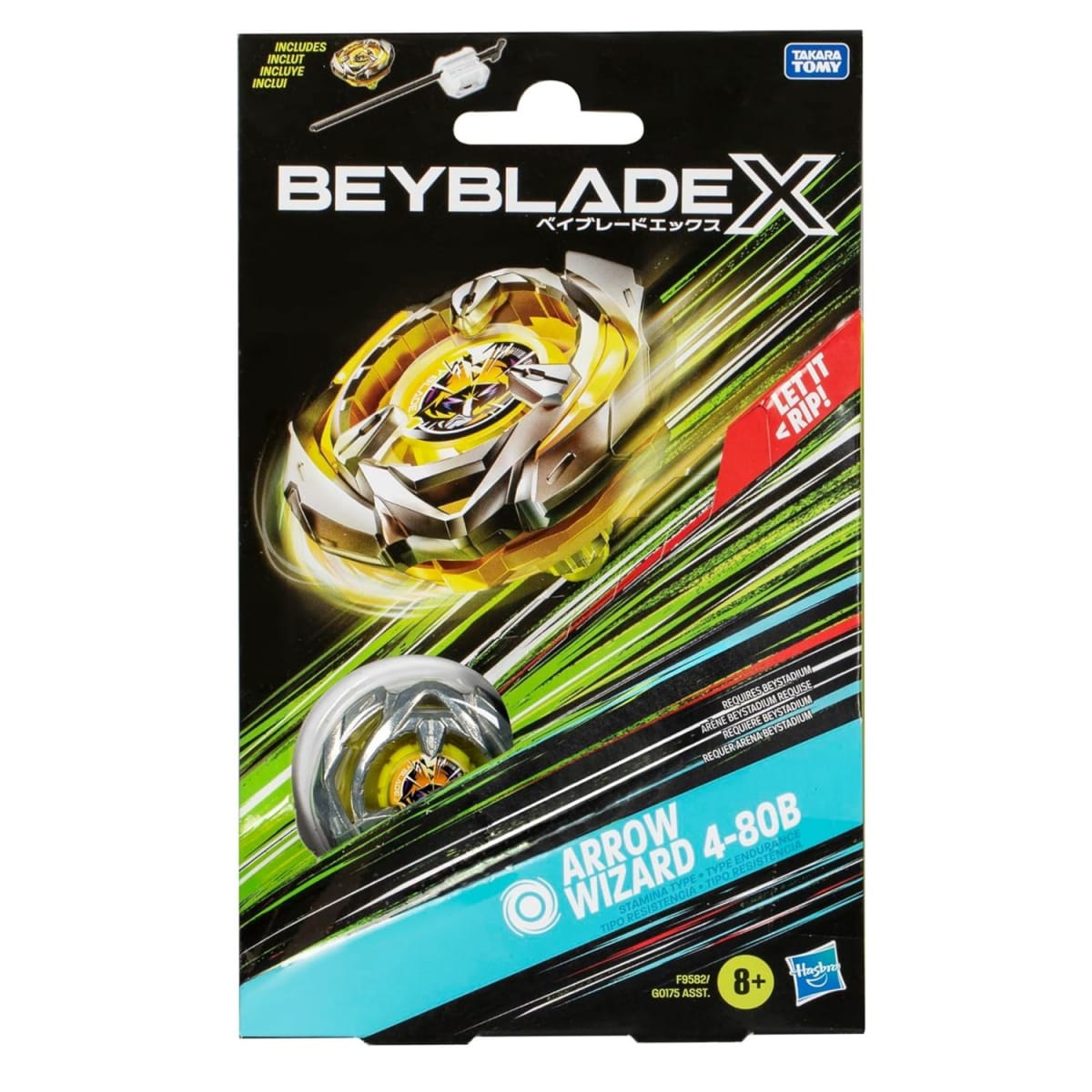 Beyblade X Arrow Wizard 4-80B 4