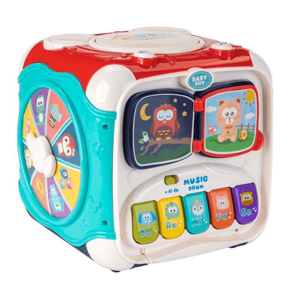 Cubo Didáctico Estimuación para Bebes Multifunciones4