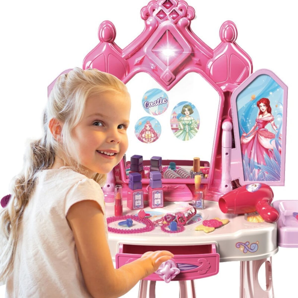 Tocador Mágico Princesas Luz Música y Sensor4