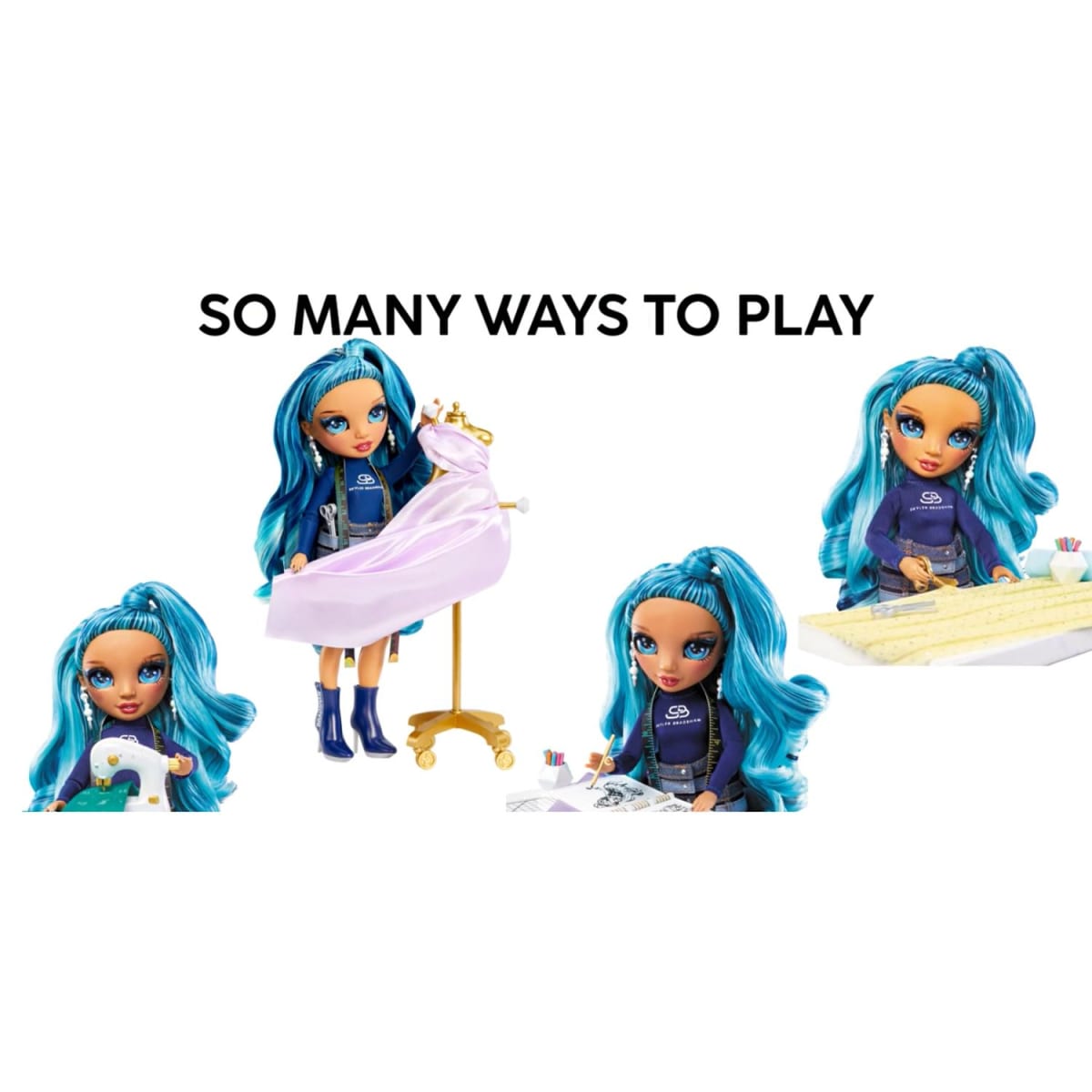 Muñeca Rainbow High Skyler Dream & Design Fashion Studio 4