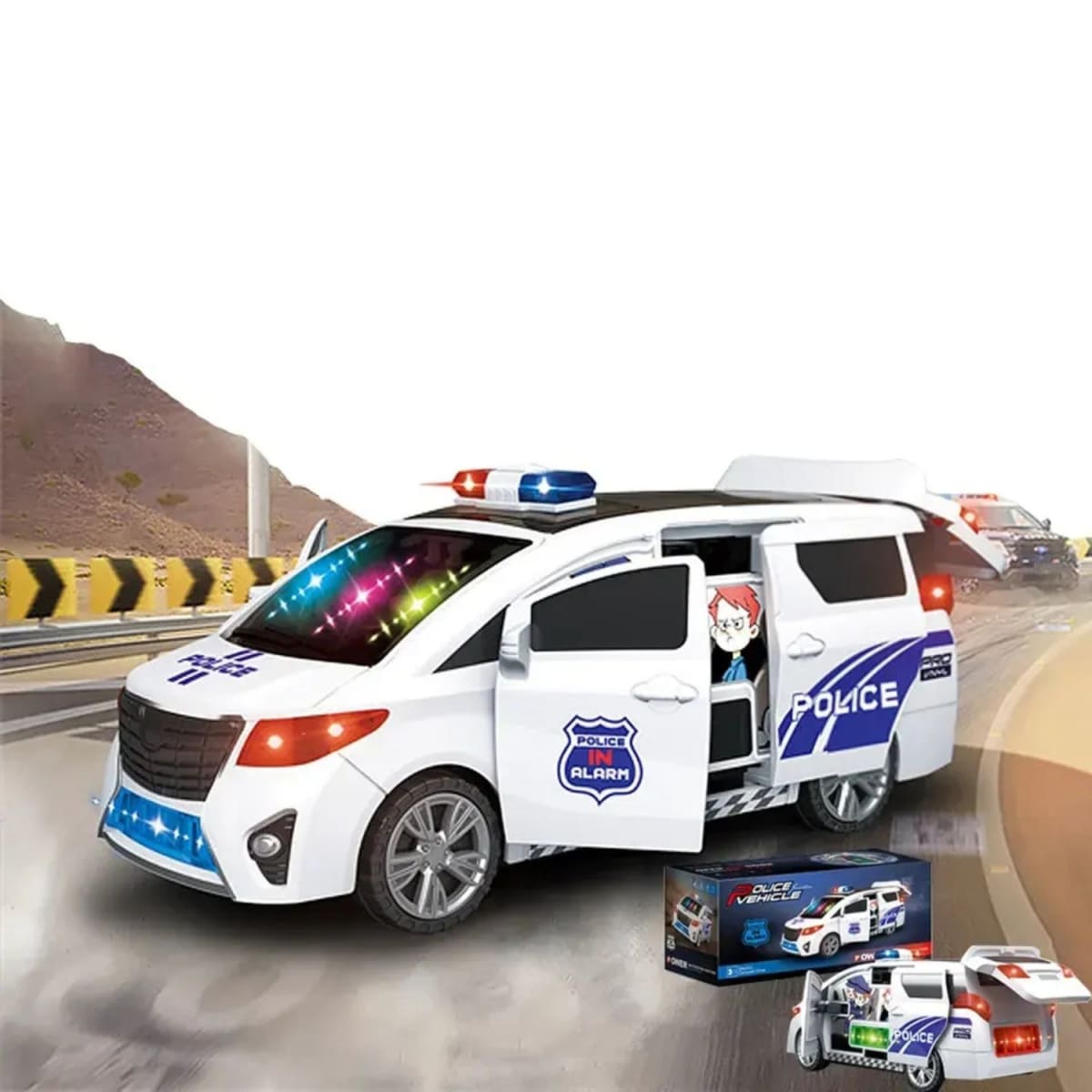 Carro Policia con Sonido4