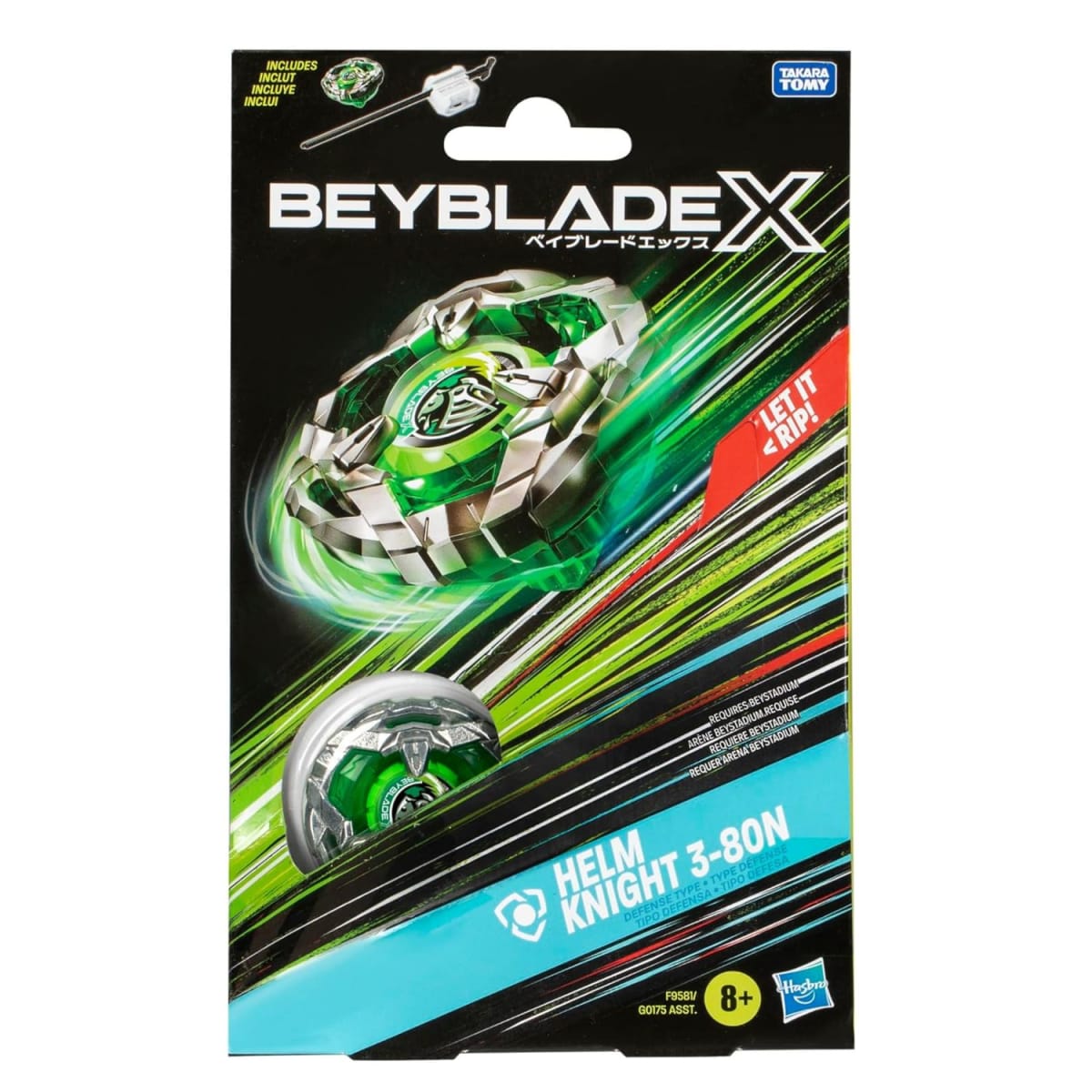 Beyblade X Helm Knight 3-80N4