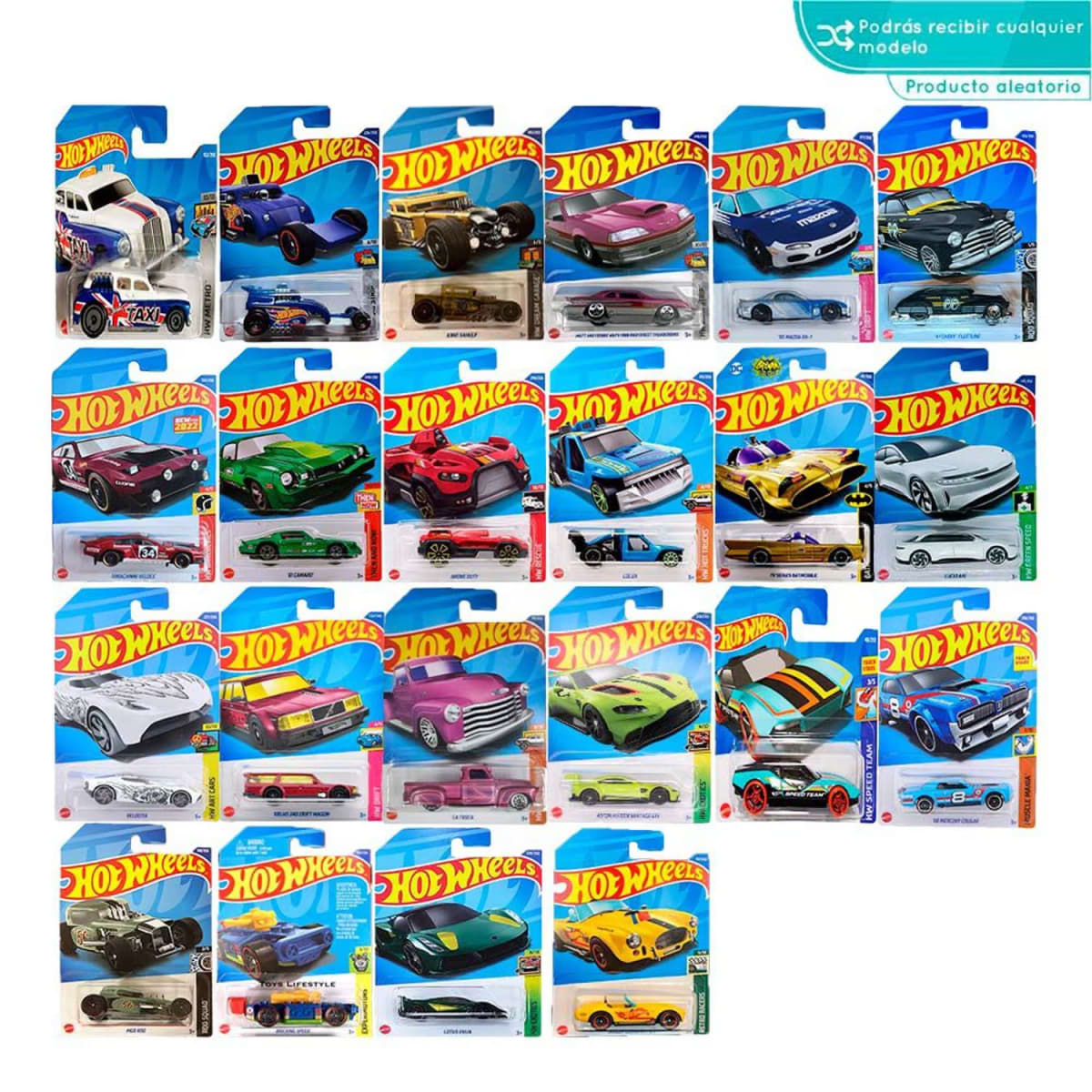 Autos Básicos Surtidos Blister x 1 Unidad al Azar4
