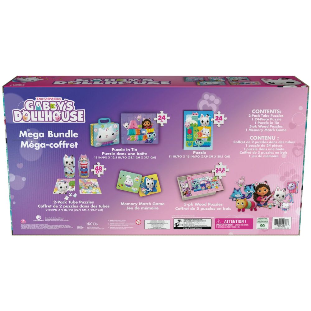 Mega Set Diversión La Casa de Gabby x 9 Rompecabezas4