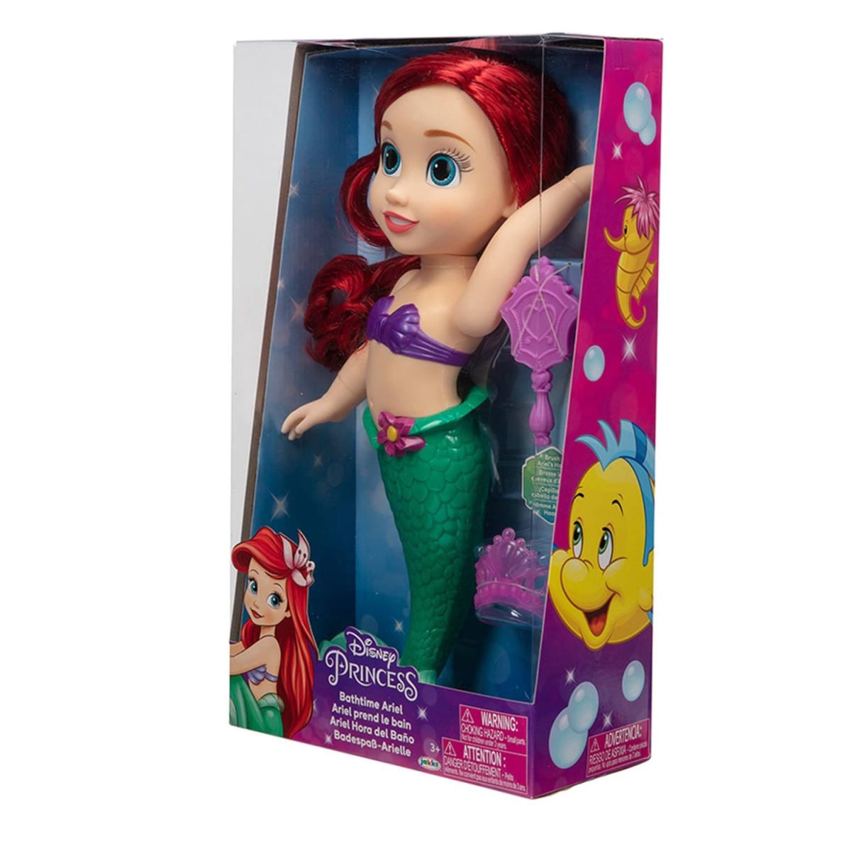 Muñeca Disney Ariel - Sirenita  Hora del Baño 35 cm5