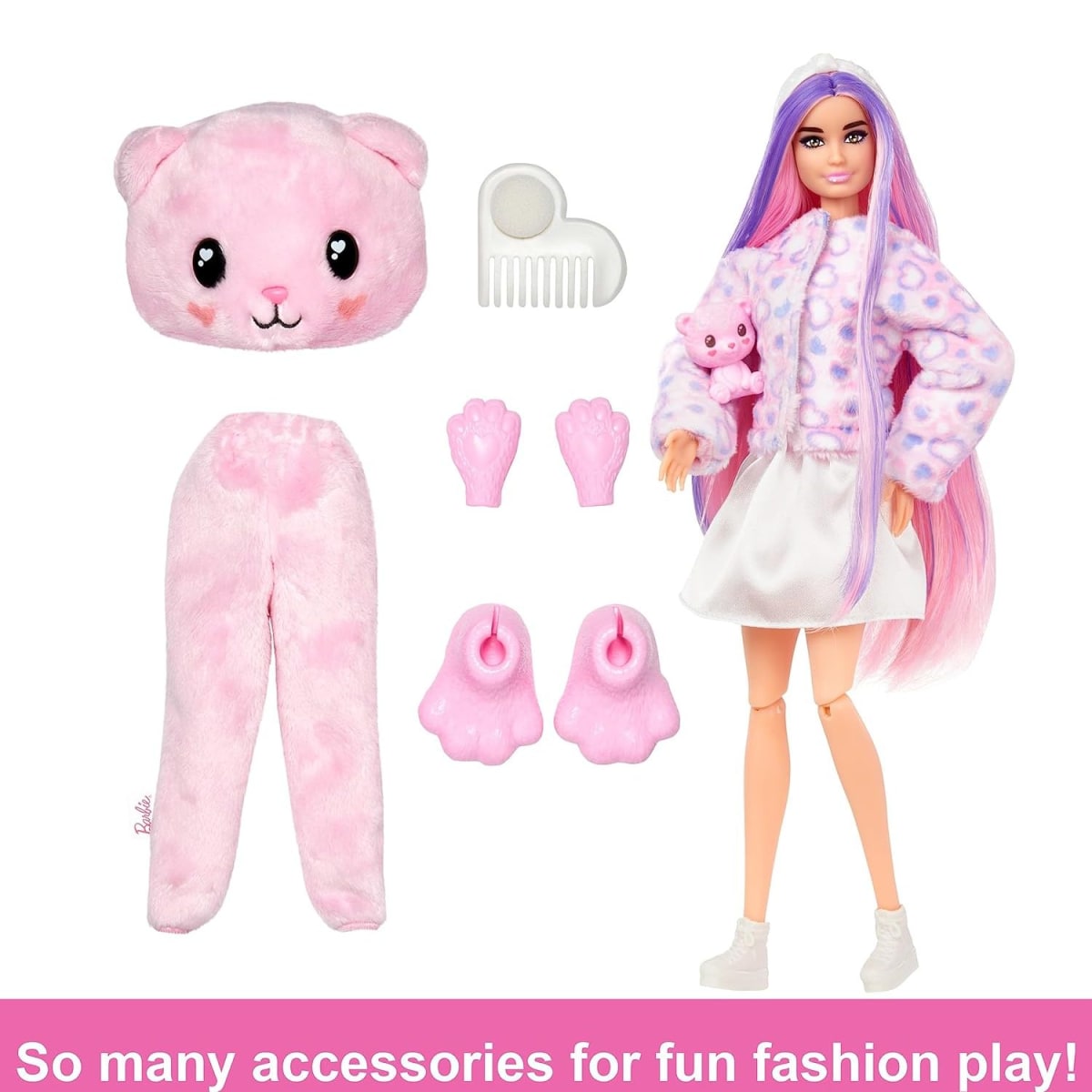 Barbie Cutie Reveal Cozy Cute Tees Barbie Oso 5