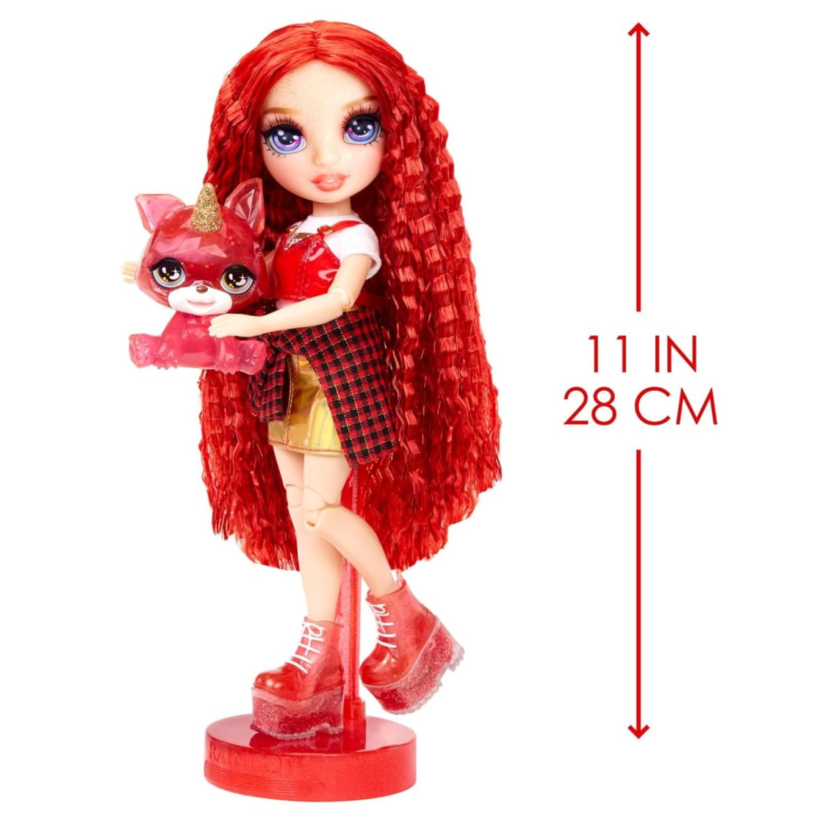 Muñeca Rainbow High Ruby con Kit Mascota y Slime2