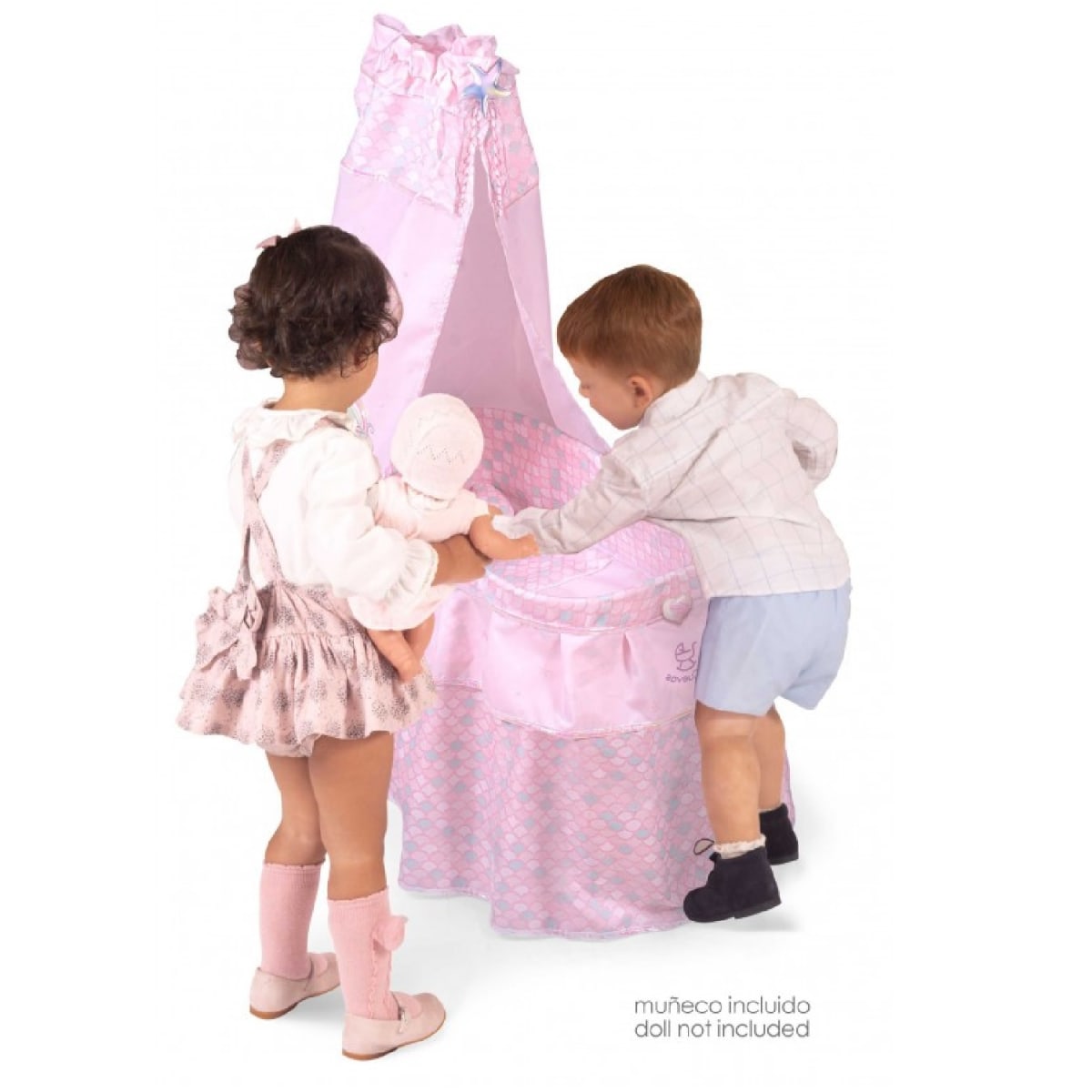 Cuna Moises Para Muñecas Colección Ocean Fantasy1