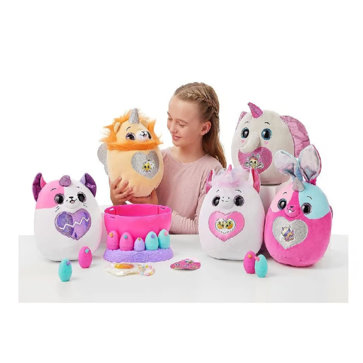 Peluche Sorpresa Eggzania Rainbocorn5