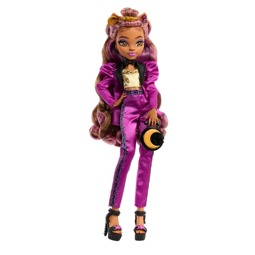 Muñeca Monster High, Clawdeen Wolf en Estilo Monster Ball con Accesorios5