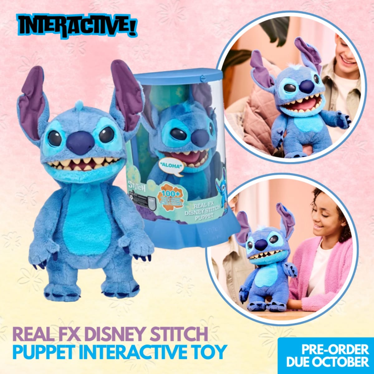 Peluche Animatronico Stitch de 45 cm con + de 100 Combin5