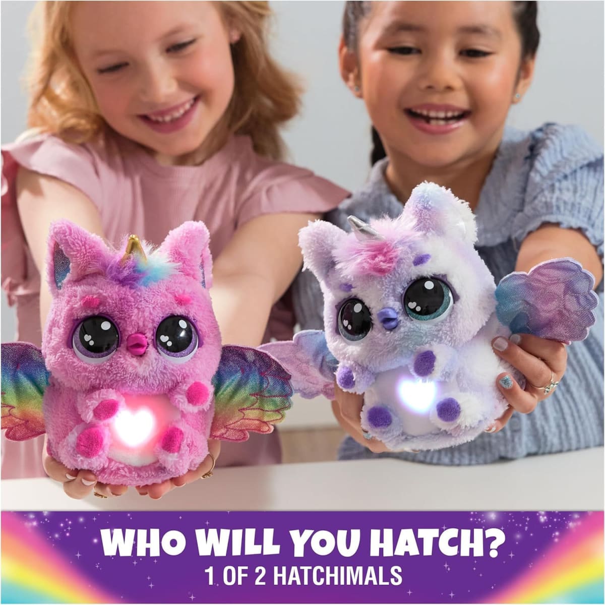 Muñeco Interactivo Sorpresa Hatchimals Pufficorn + 100 Sonidos y Reacciones5
