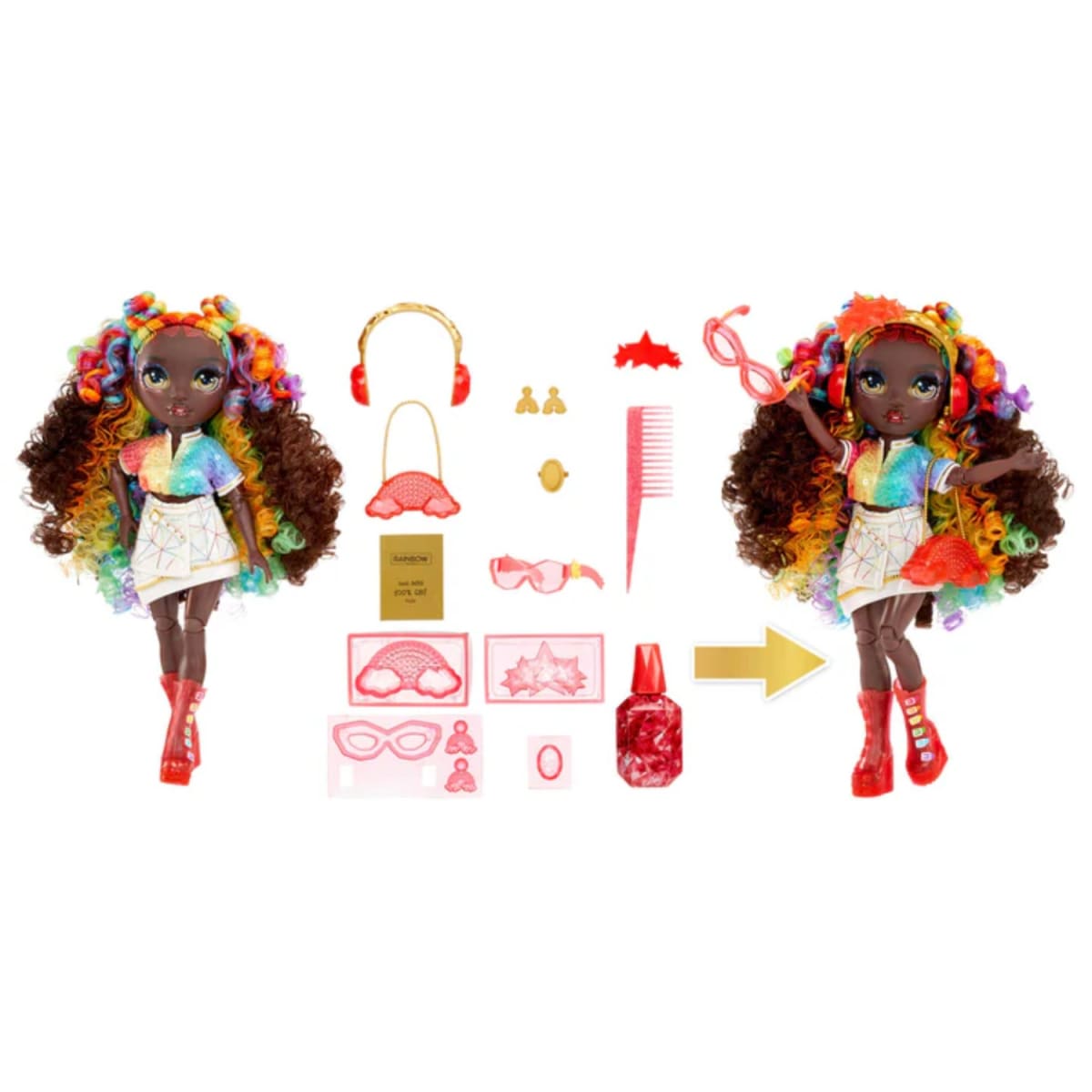 Muñeca Rainbow High Creative Crystals Iris2