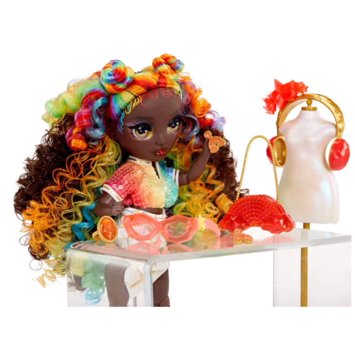 Muñeca Rainbow High Creative Crystals Iris5