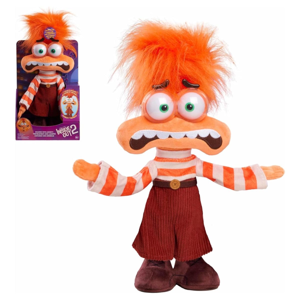 Peluche Ansiedad con Movimiento y Sonido Intensamente 25