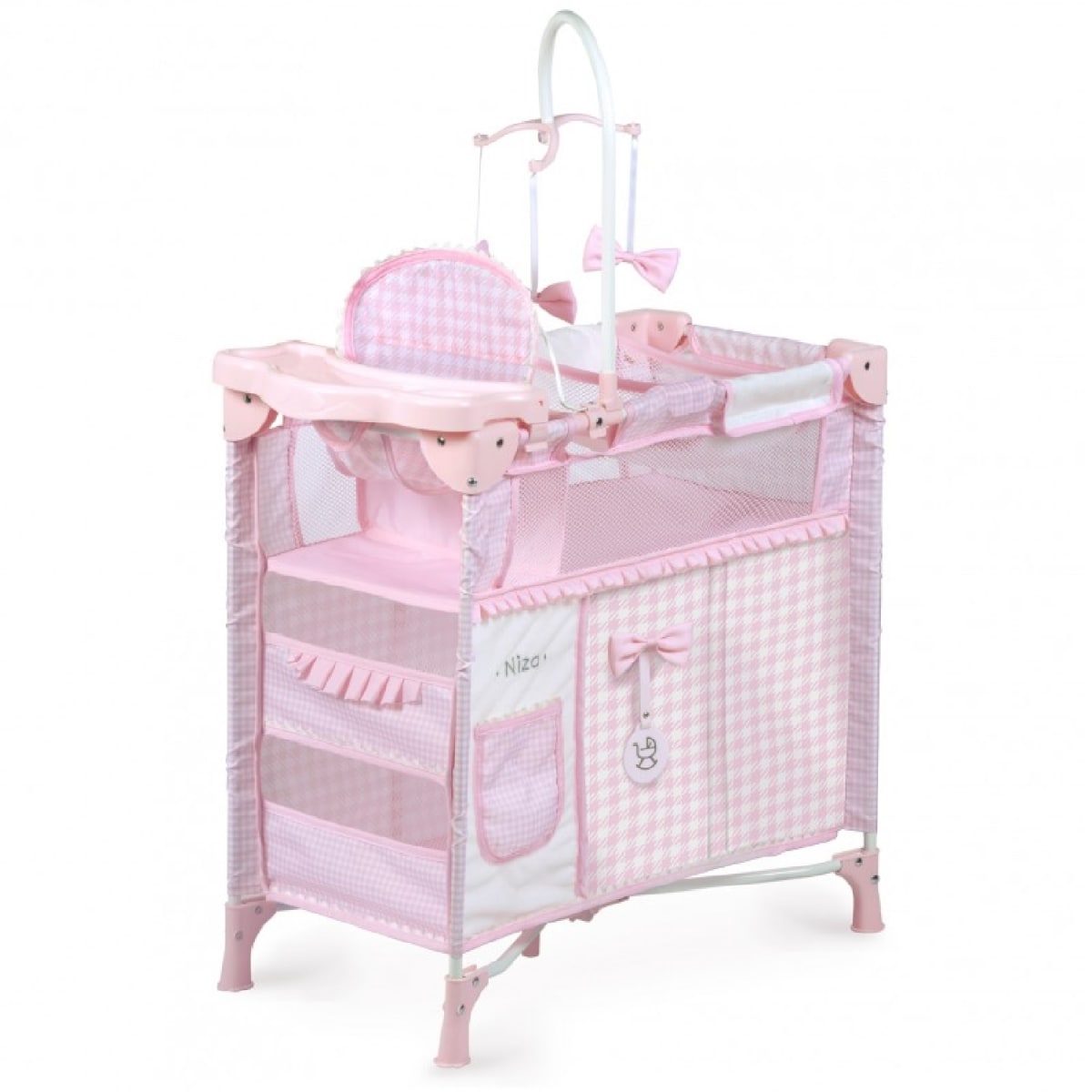 Armario Cuna Cambiador Niza Plegable con Accesorios7