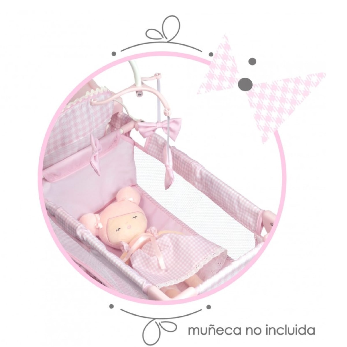 Armario Cuna Cambiador Niza Plegable con Accesorios5