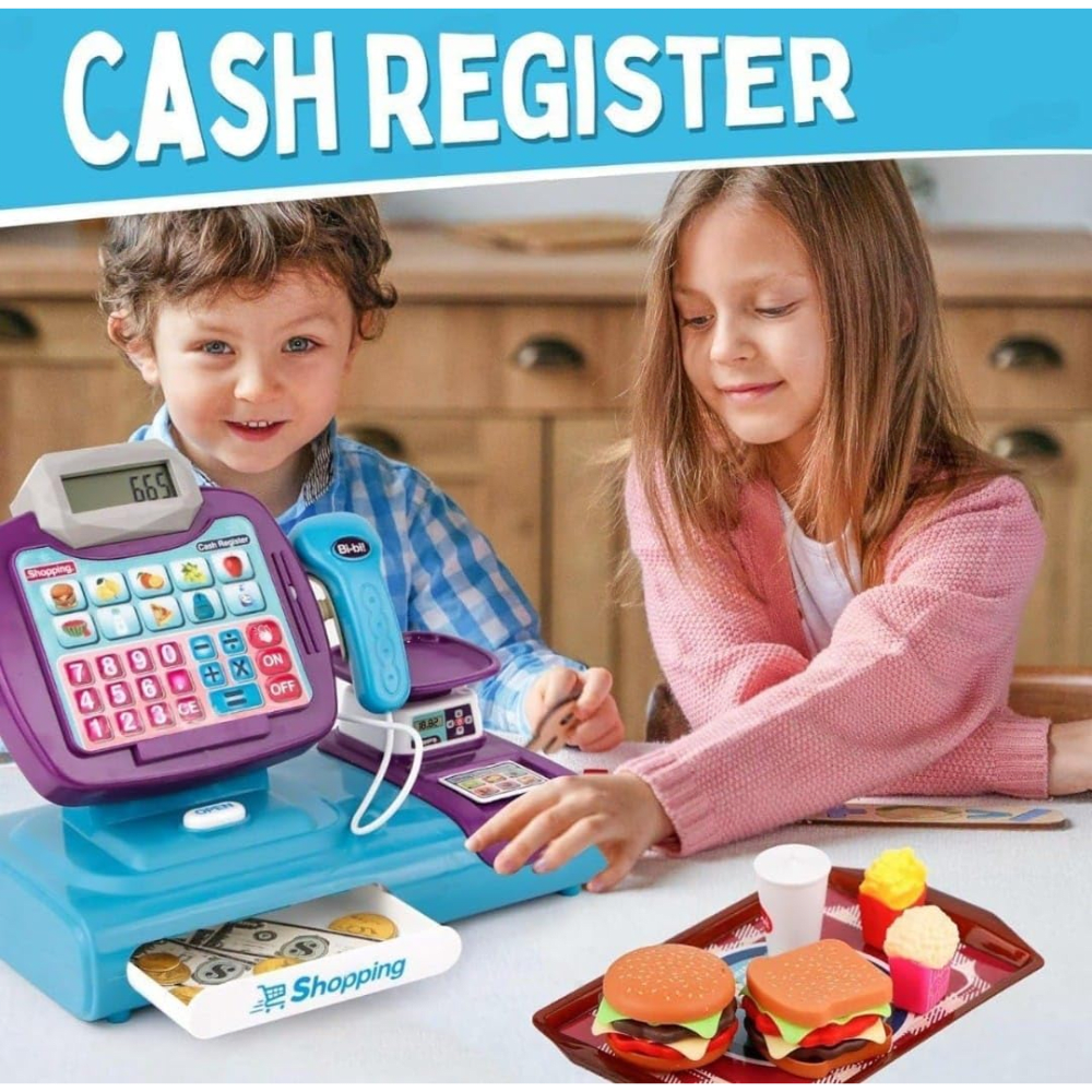 Caja Registradora con Accesorios Comida Rápida3