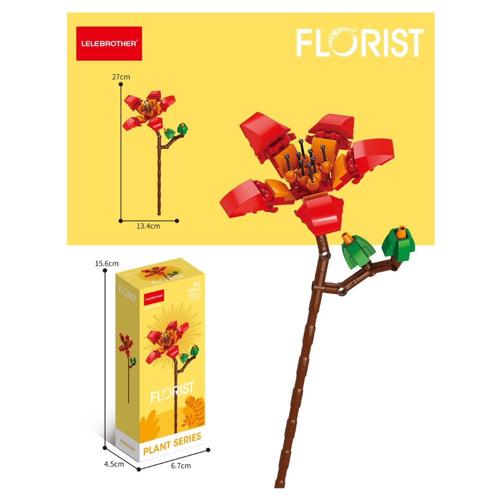 Set Bloques Armables de 12 Flores  Diferentes1