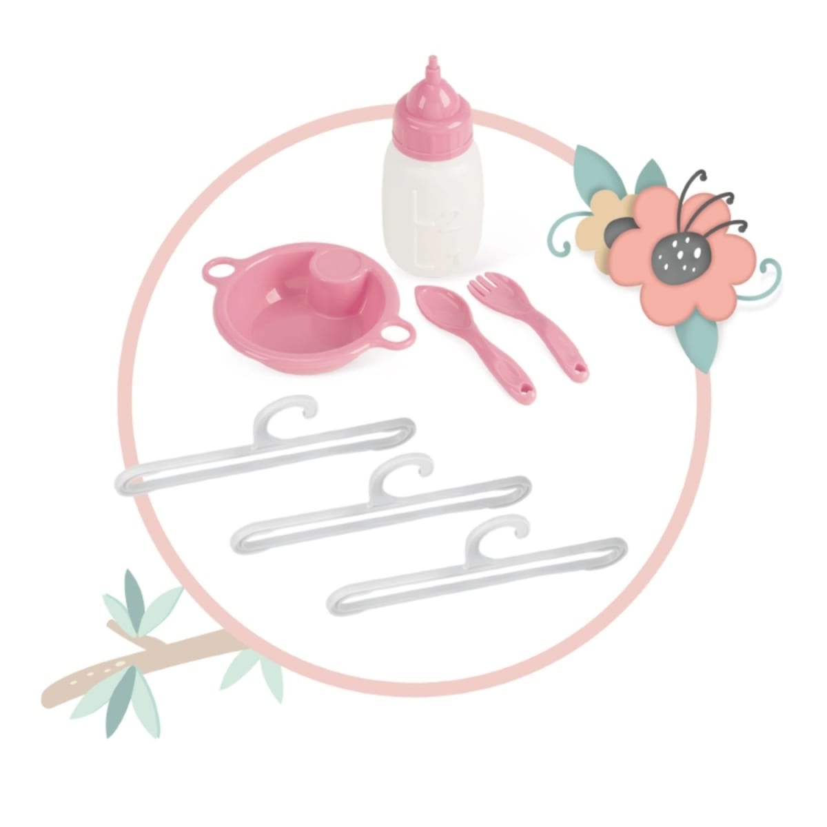 Armario Cambiador de Muñecas Plegable Koala con Accesorios5