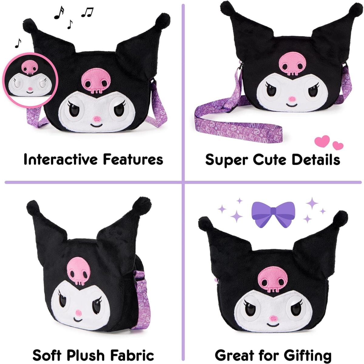 Purse Pets Cartera Interactiva Sanrio- Kuromi5
