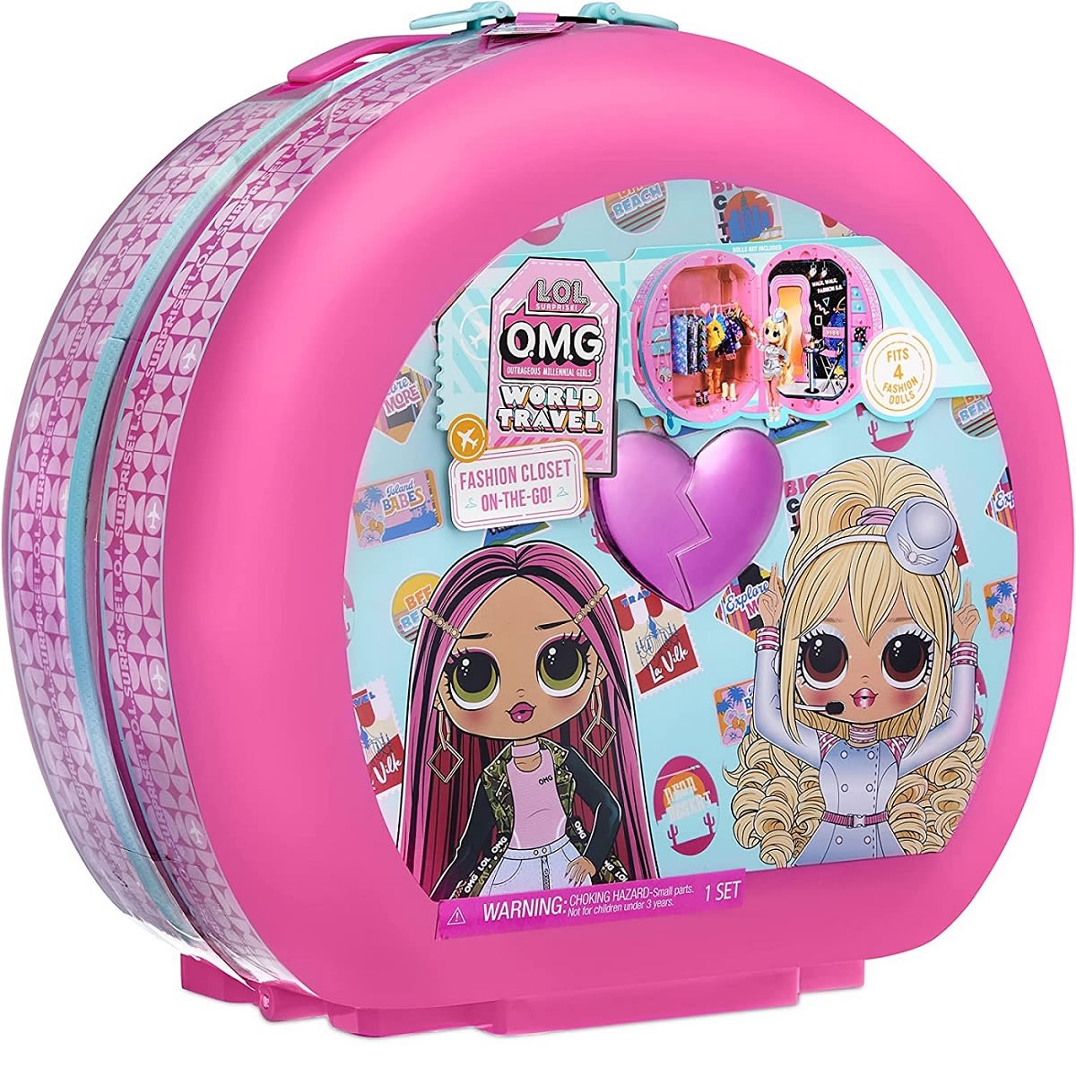 Maleta LOL OMG World Travel Fash Closet4