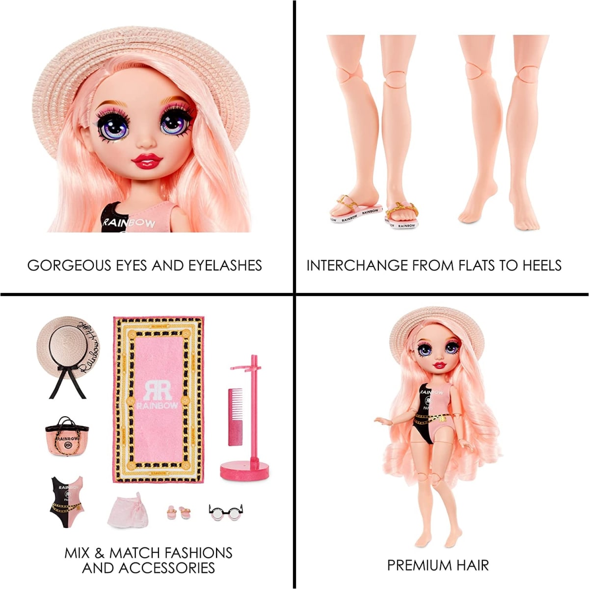 Muñeca Rainbow High Pacific Coast Bella Parker 4