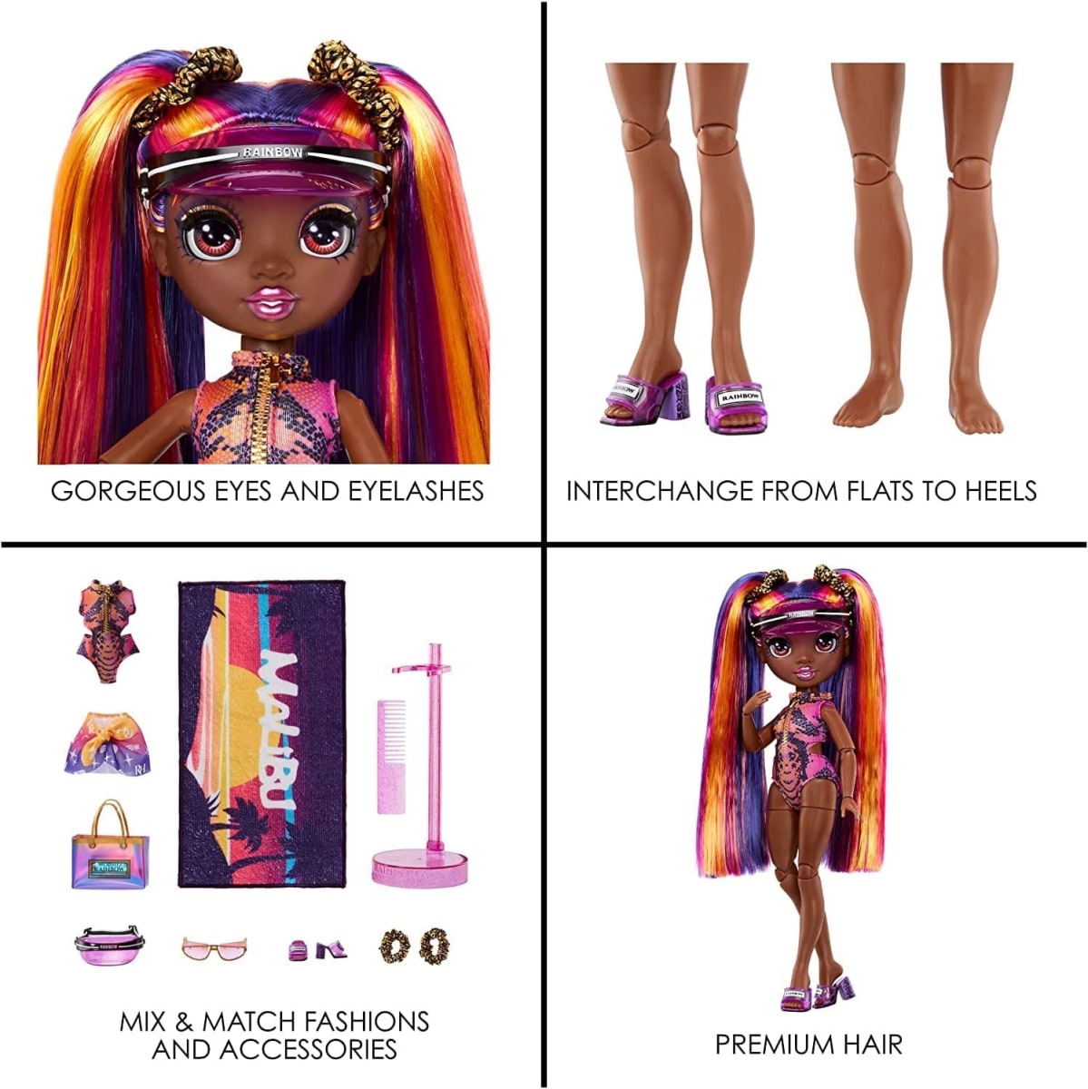 Muñeca Rainbow High Pacific Coast Phaedra Westward1