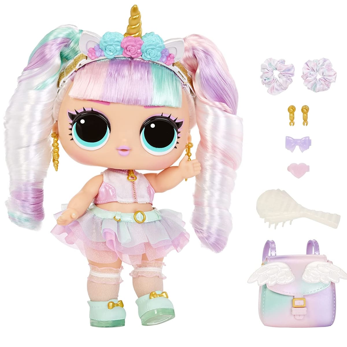 Muñeca L.O.L. Surprise Big Baby Unicorn Hair Hair Hair­5