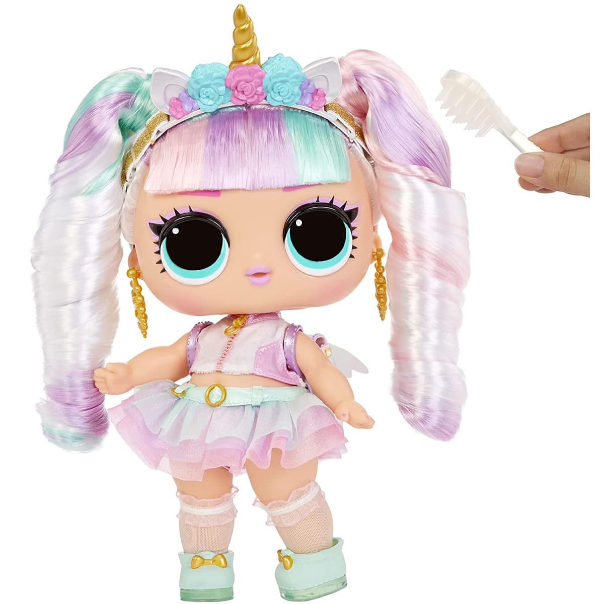 Muñeca L.O.L. Surprise Big Baby Unicorn Hair Hair Hair­4