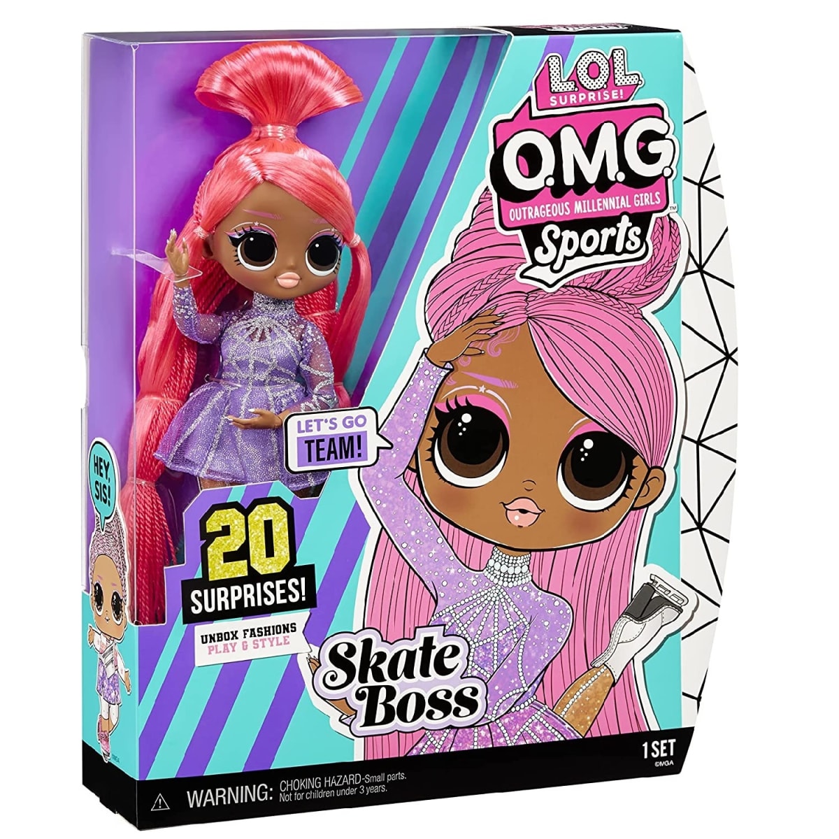 Muñeca LOL OMG Sports Skate Boss1