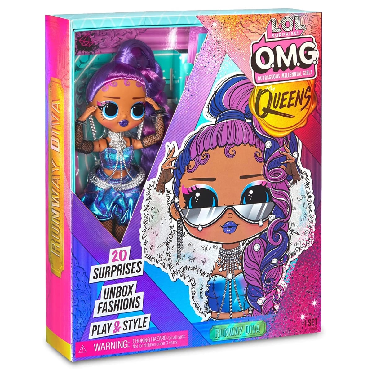 Muñeca LOL OMG Queens Runway Diva1