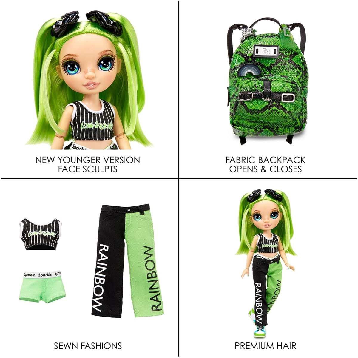 Muñeca Rainbow High Jr. ­Jade Hunter2