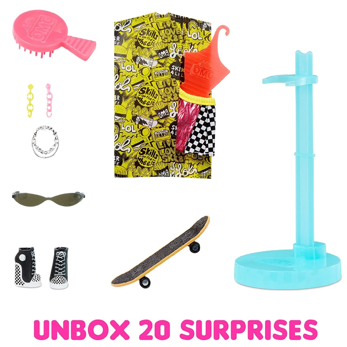 Muñeca LOL OMG Serie 5 Skatepark Q.T1