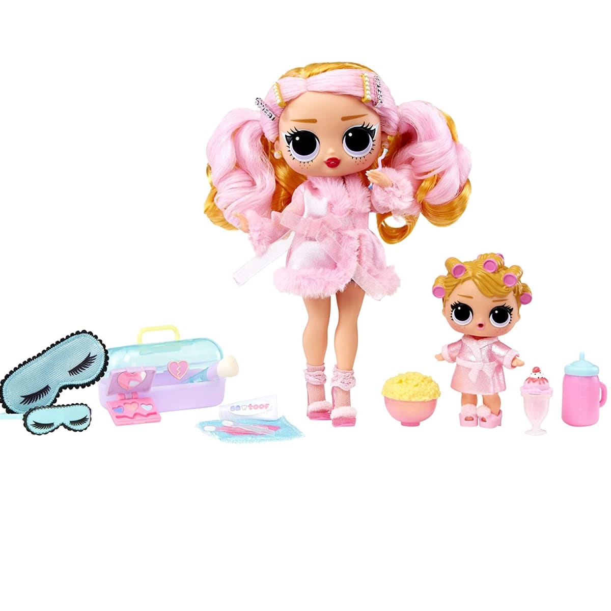 Muñeca L.O.L. Surprise Tweens Ivy Winks + Hermana Tots  Fiesta de Pijamas5