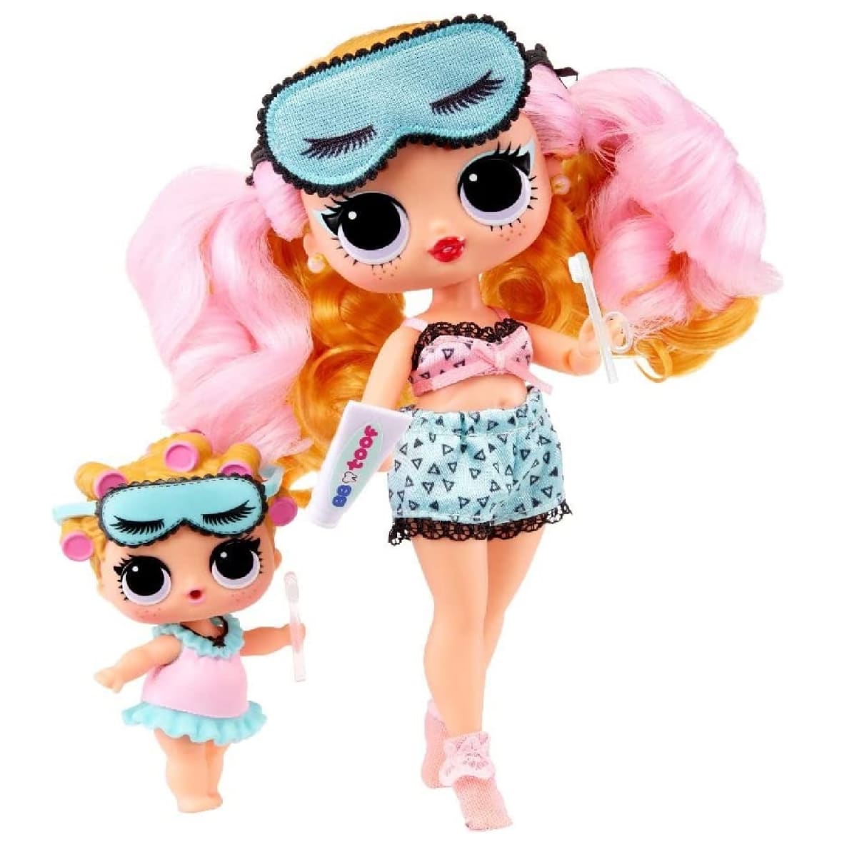 Muñeca L.O.L. Surprise Tweens Ivy Winks + Hermana Tots  Fiesta de Pijamas4