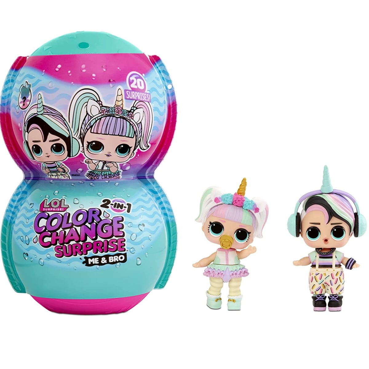 Muñeca Coleccionable LOL  Color Change Me & My Brother6