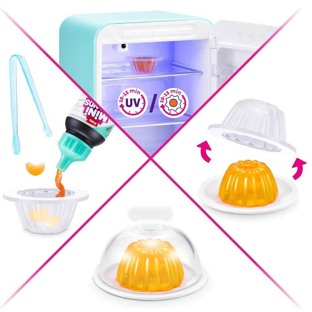 Mini Brands Juego Fill The Fridge con luz UV5