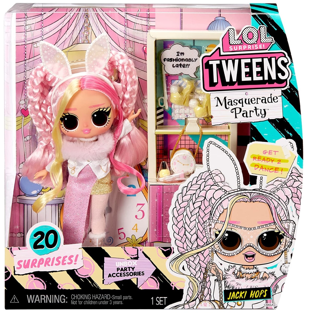 Muñeca L.O.L. Surprise Tweens Masq­ Jacki Hops1