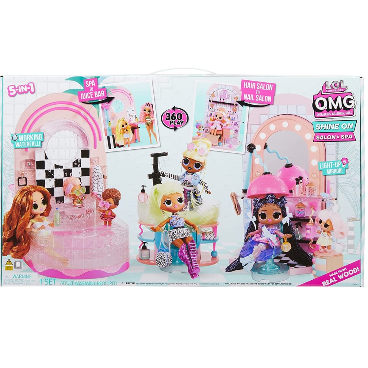 Playset L.O.L. Surprise Shine On Salon & Spa2