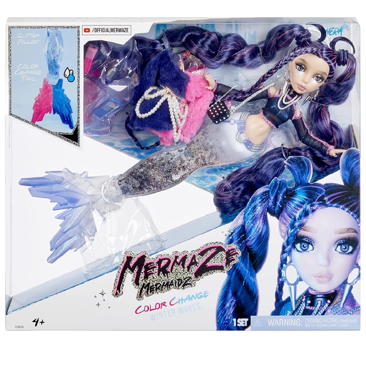 Muñeca Sirena Mermaze Mermaidz W Nera5