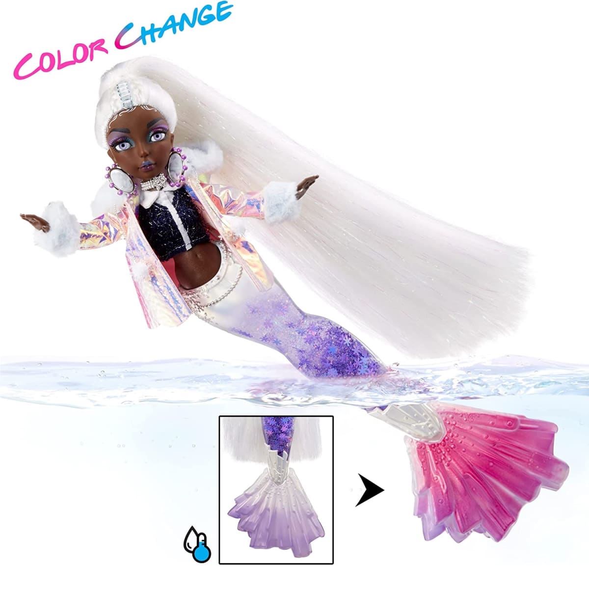 Muñeca Sirena Mermaze Mermaidz W Crystabella2