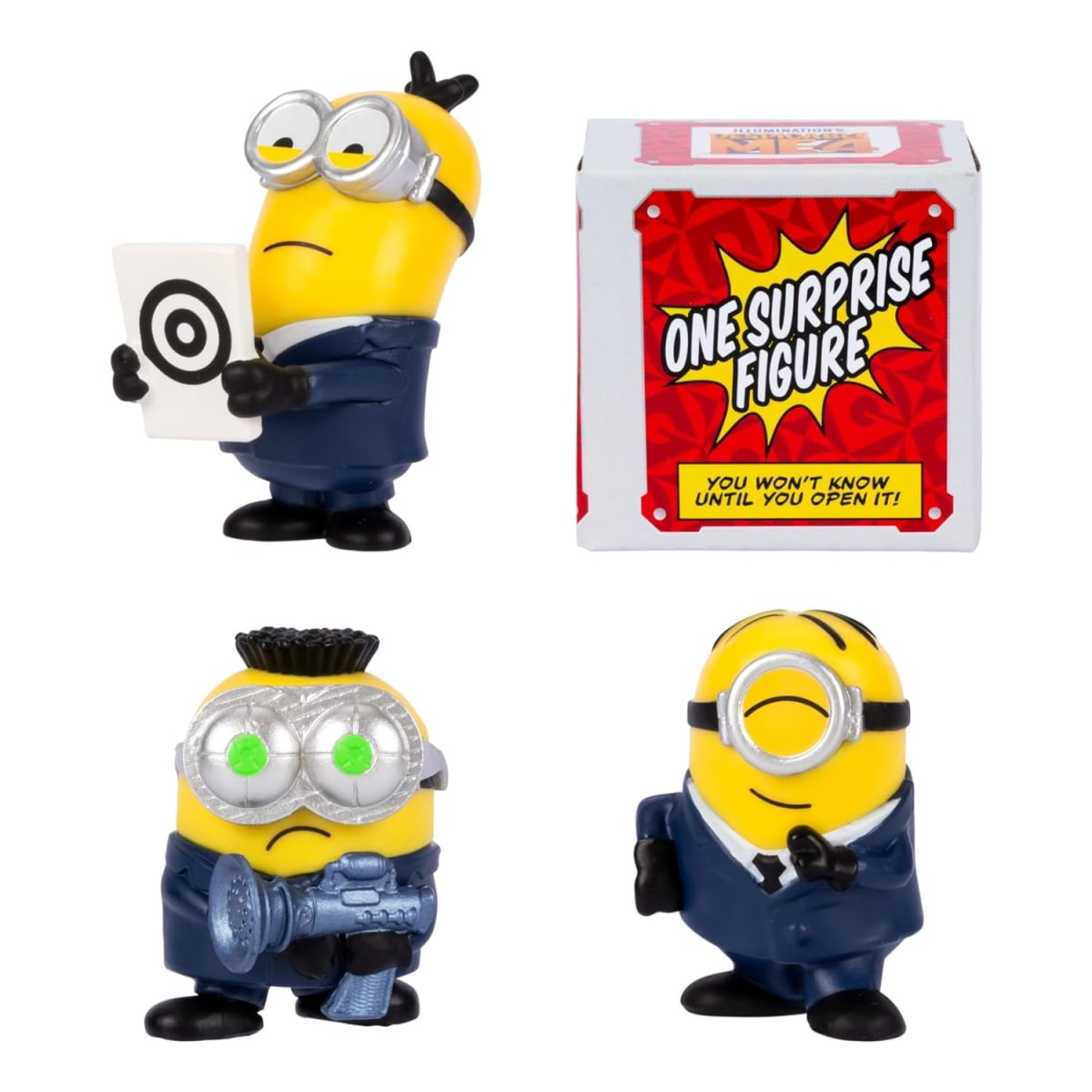 Pack 4 Figuras Minions Mi Villano Favorito Avl Squad2