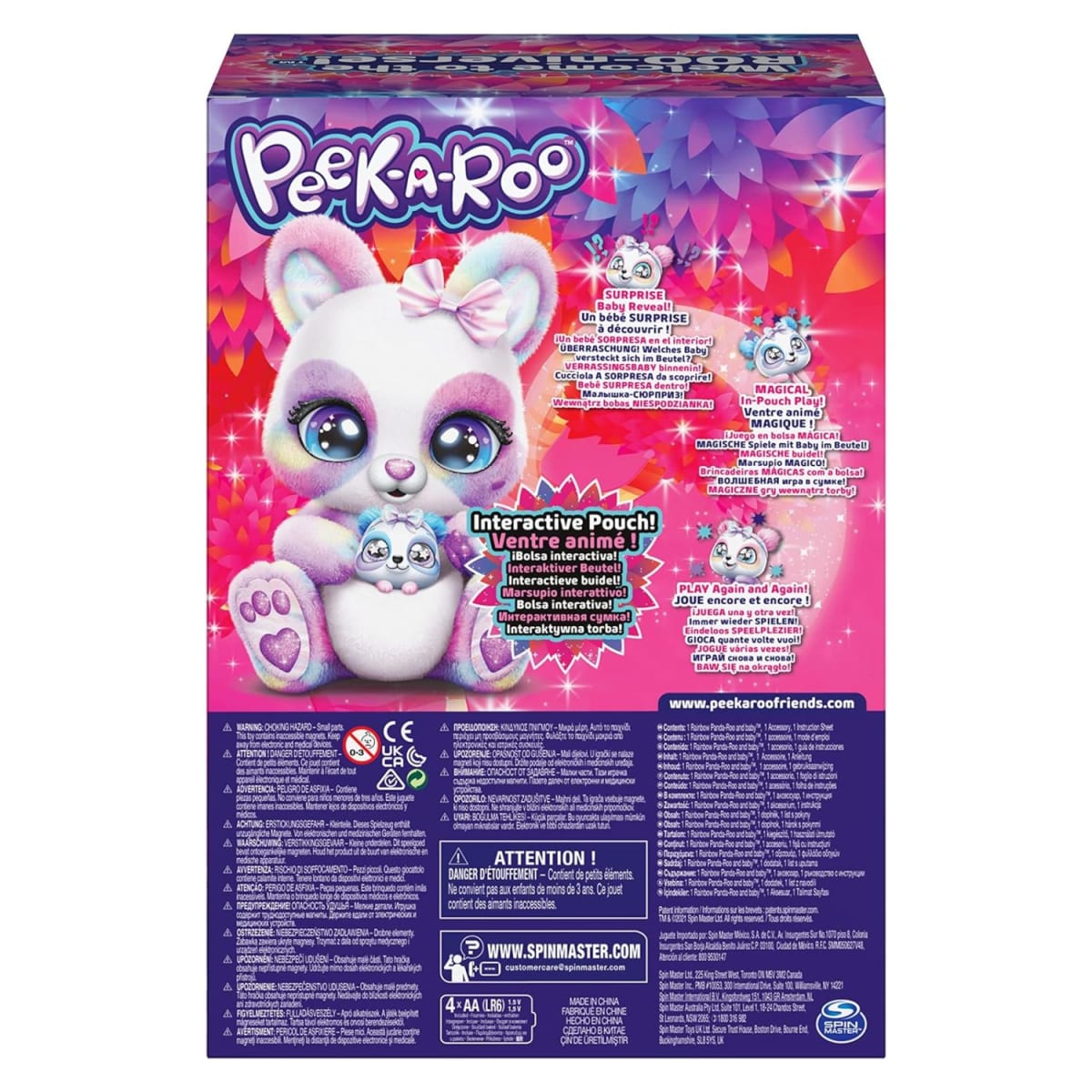 Peek a Roo Peluche Interactivo5