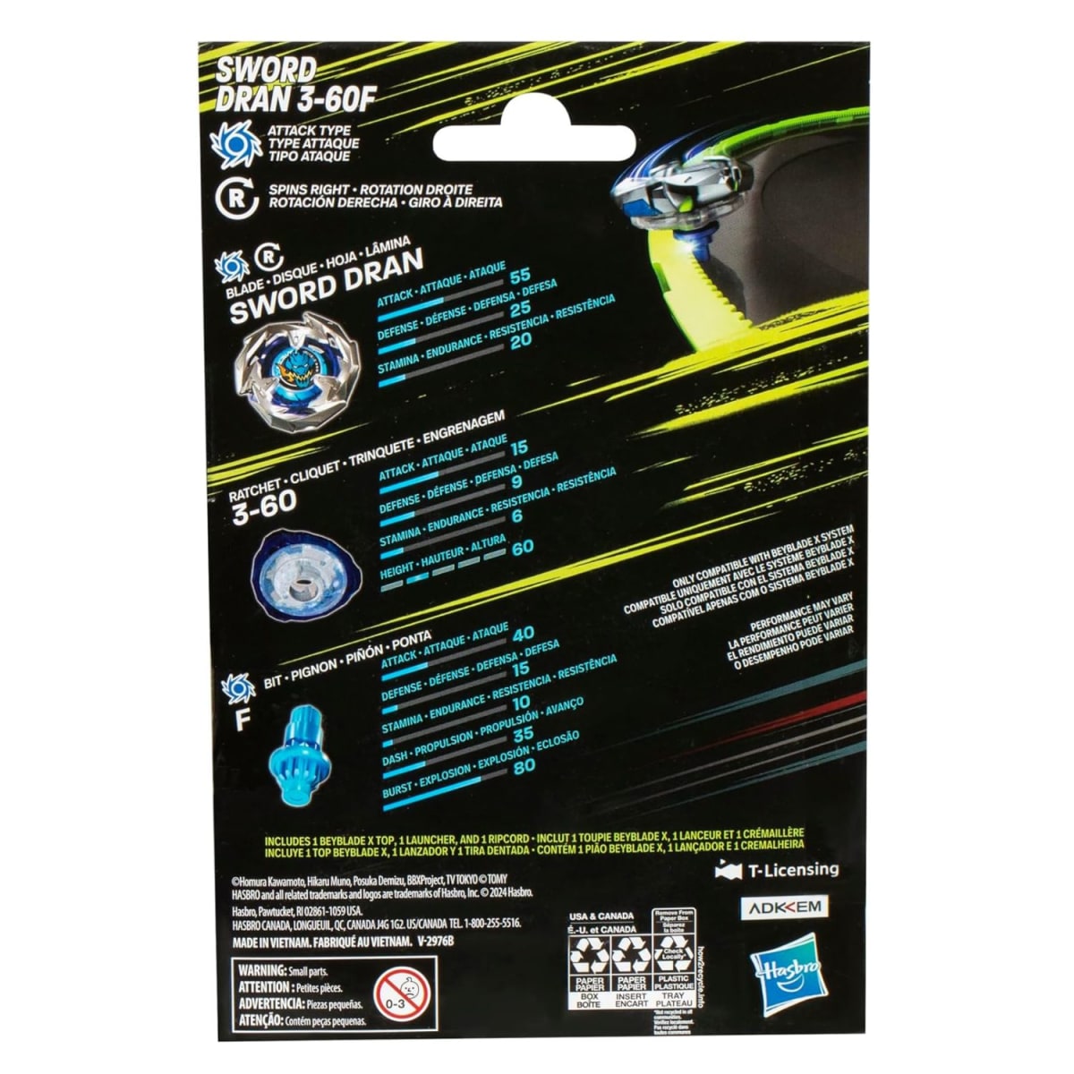 Beyblade X Sword Dran 3-60F5