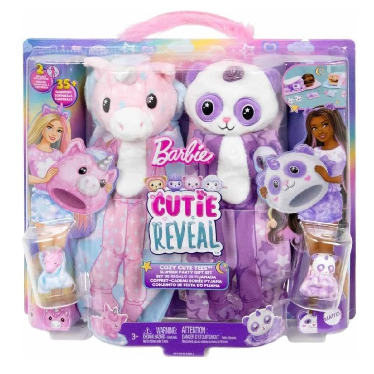 Barbie Cutie Reveal Pack 2 Set Pijamada6