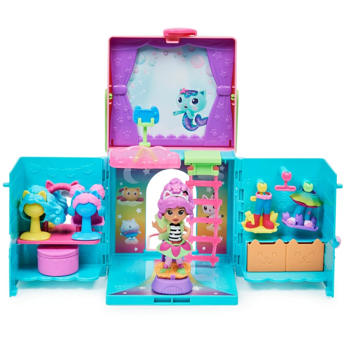 Play Set Closet Arcoiris Gabby y La Casa de Muñecas1