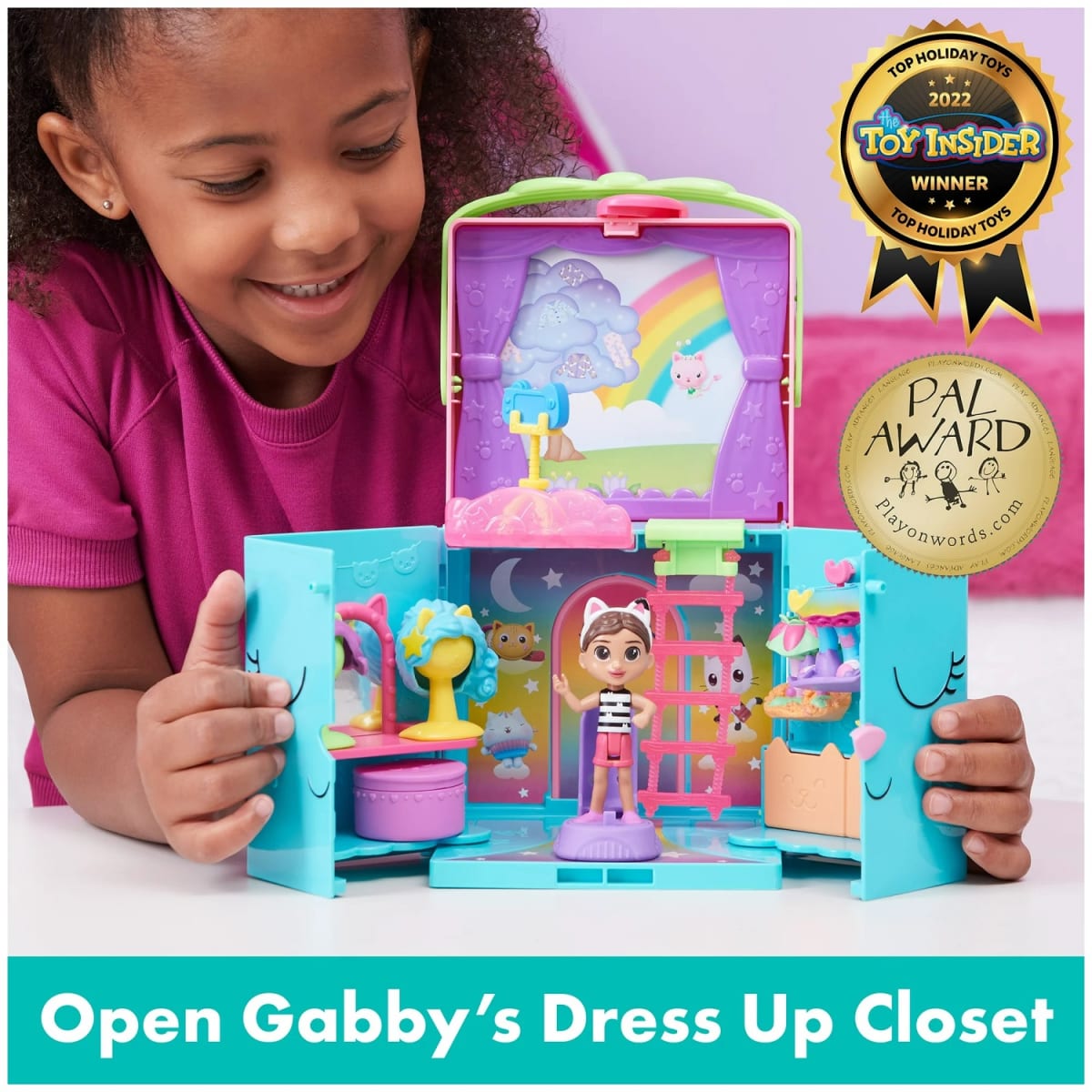 Play Set Closet Arcoiris Gabby y La Casa de Muñecas2