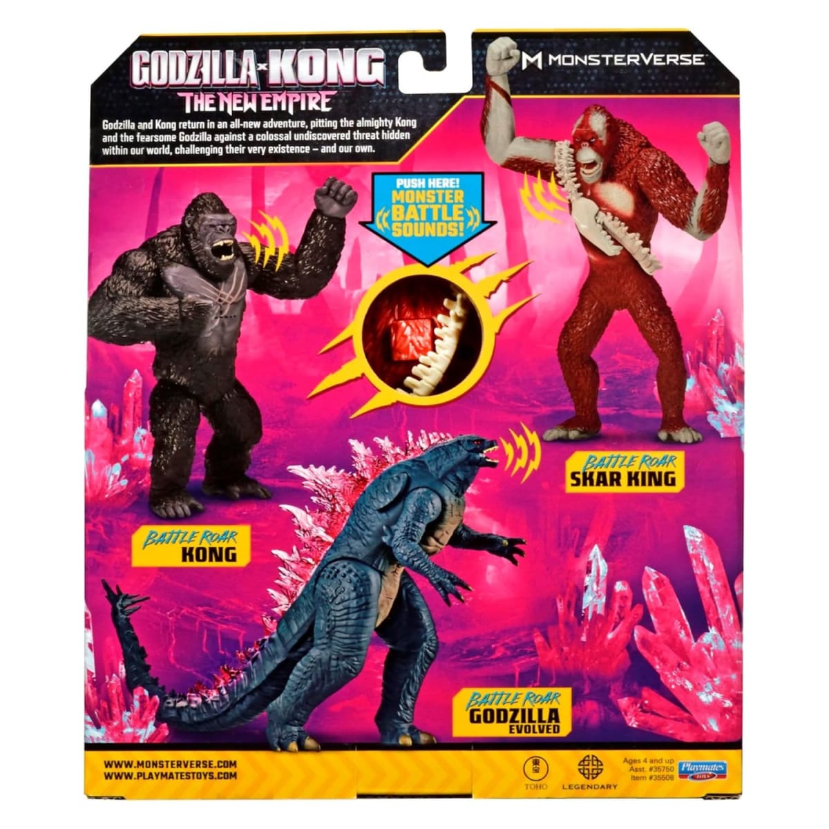 Godzilla x Kong – Skar King Rugido de Batalla 15 cm6